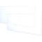 Clear Acrylic Sheets for Signs, Art, Crafts Supplies (12 x 6 Inches, 2 Pack)